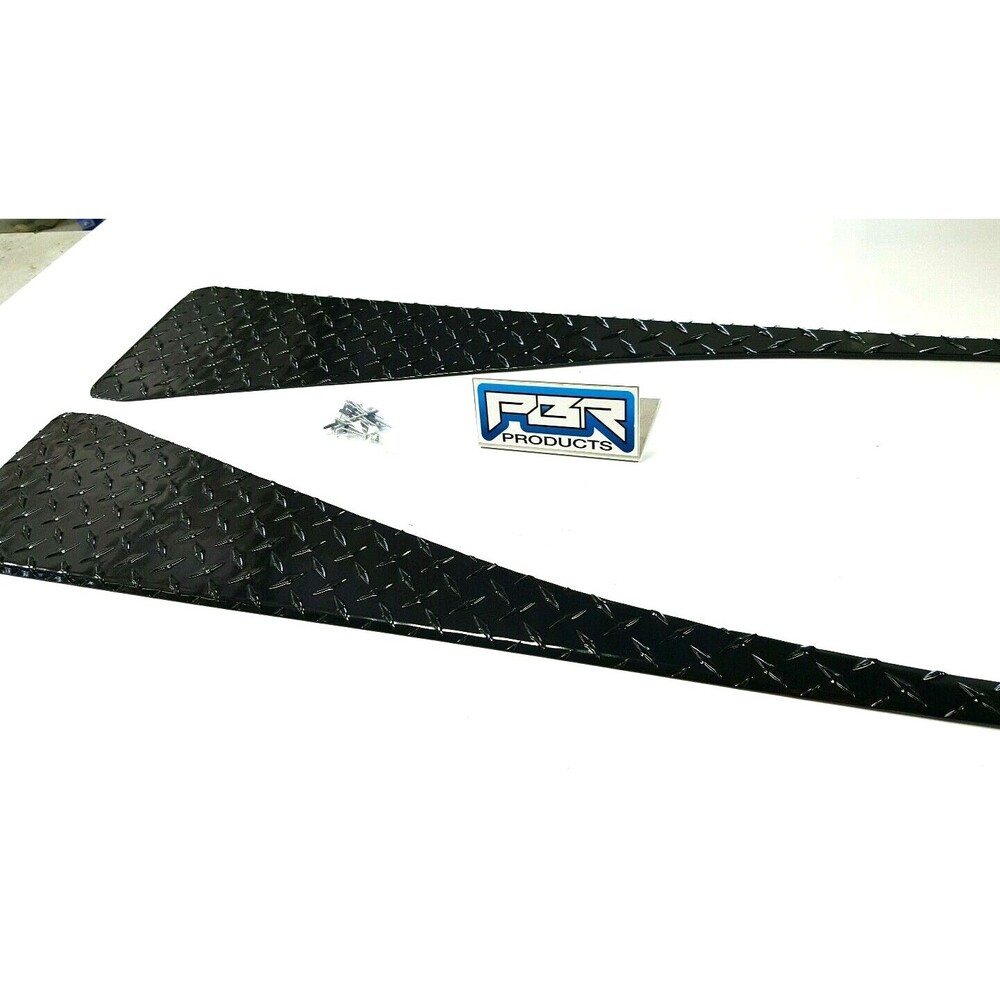 Fits JEEP YJ Wrangler Diamond Full Fender Tops Black set of (2) Made in USA
